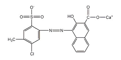 颜料红48:2分子结构图